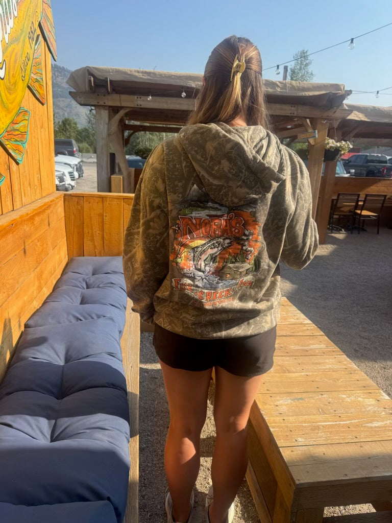 Nora's Trout Hoodie Deadwood