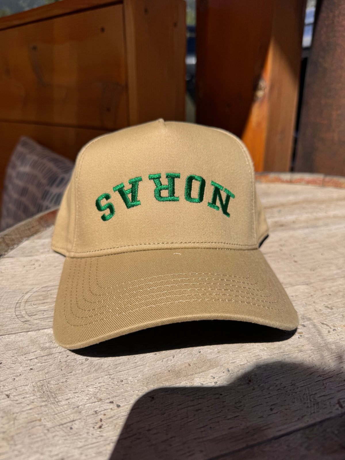 Upside-Down Nora's Khaki Hat
