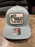 Smoke Blue Trucker Patch Hat