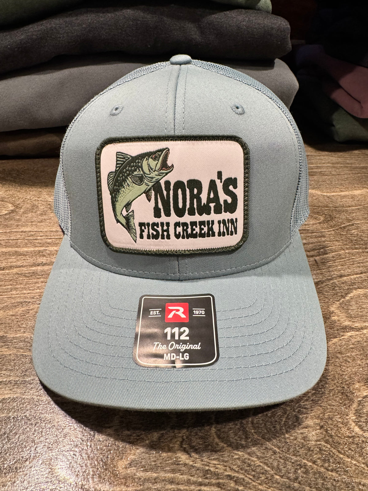 Smoke Blue Trucker Patch Hat
