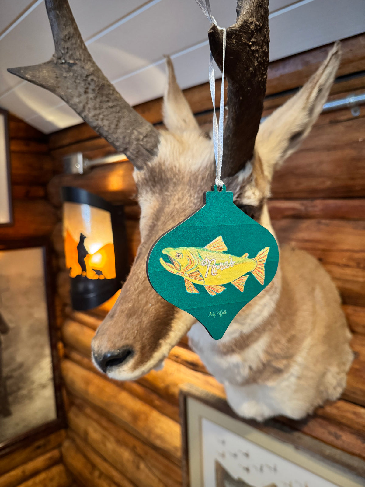 Abby Paffrath Ornament - Trout