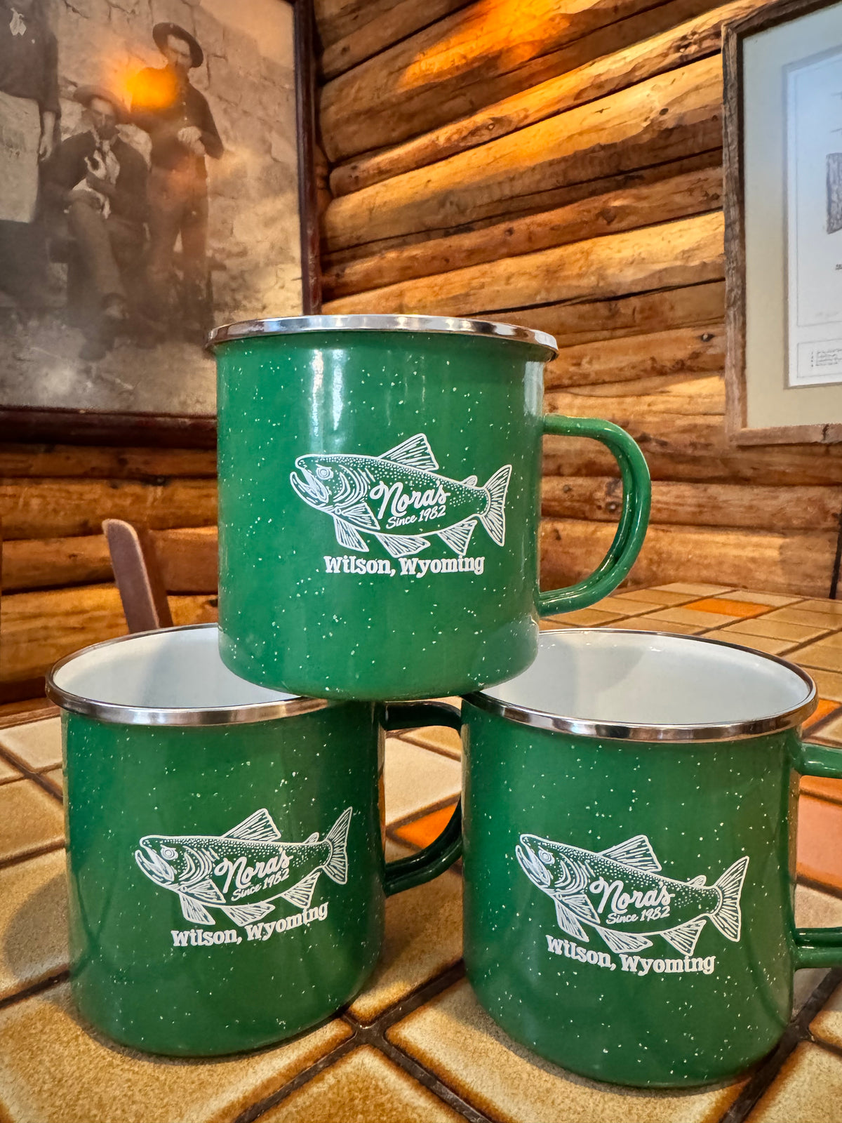 Abby Paffrath Enamel Campfire Mug