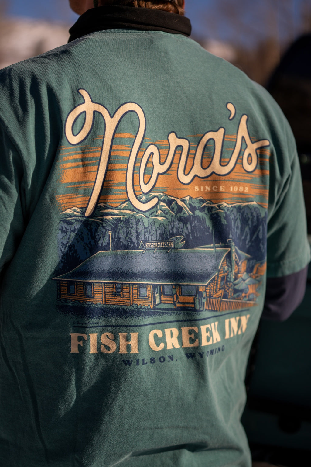 Nora's Winter Lodge Short Sleeve Shirt - Emerald