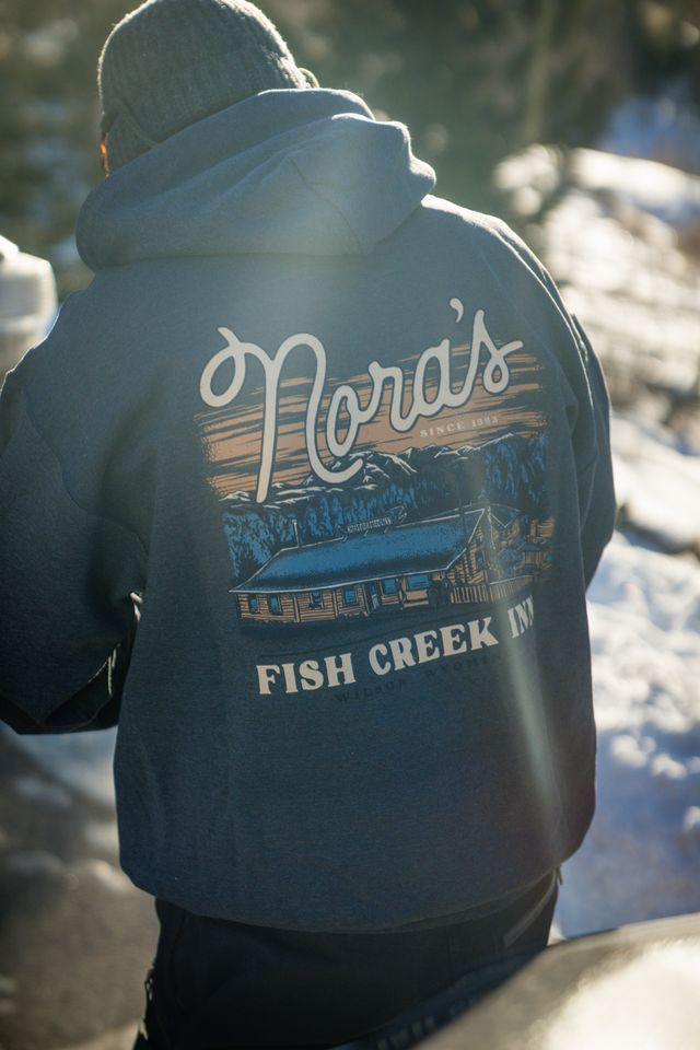 Nora's Winter Lodge Hoodie - Charcoal