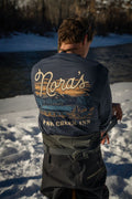 Nora's Long Sleeve Lodge Shirt - Navy