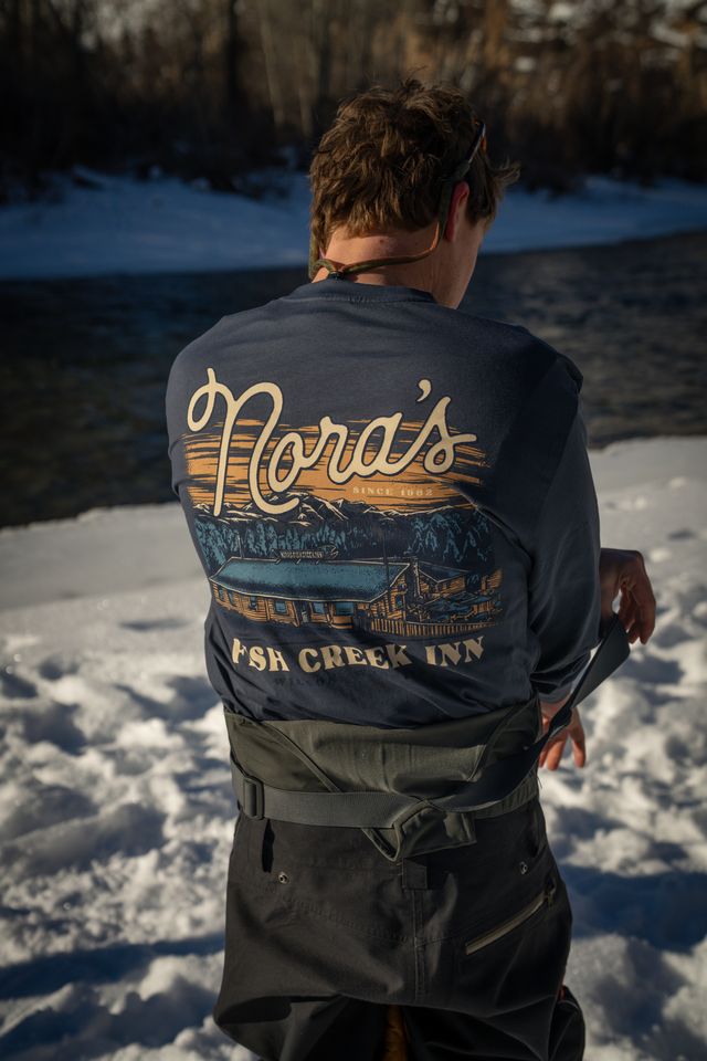 Nora's Long Sleeve Lodge Shirt - Navy